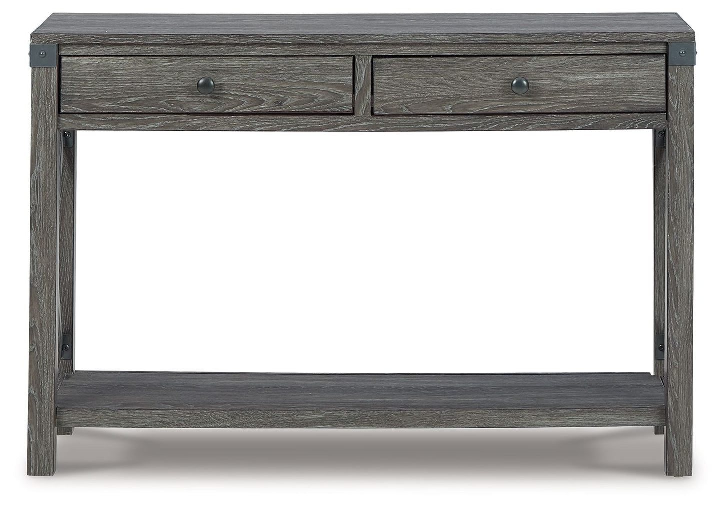 Freedan - Console Sofa Table - Grayish Brown