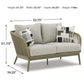 Swiss Valley - Beige - Loveseat W/Cushion