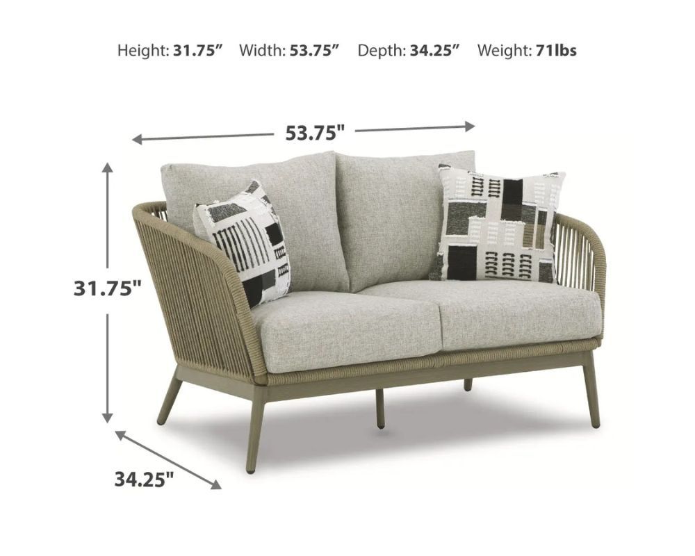 Swiss Valley - Beige - Loveseat W/Cushion