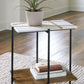 Braxmore - White / Light Brown - Accent Table