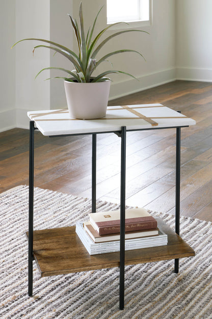 Braxmore - White / Light Brown - Accent Table - Forward Furniture