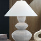 Brickdon - Distressed White - Poly Table Lamp - Forward Furniture