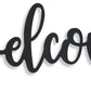 Emalee - Black - Wall Decor - Welcome