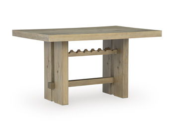 Lasinger - Rectangular Dining Room Counter Table - Light Brown