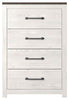 Gerridan - Four Drawer Chest - White / Gray
