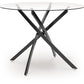 Pharwynn - Black - Round Dining Room Table