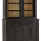 Galliden - Black / Brown - Dining Buffet And Hutch