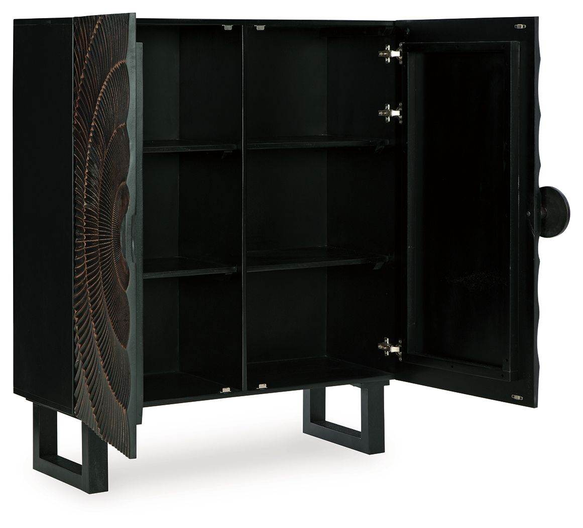Fosterman - Distressed Black - Accent Cabinet - Forward Furniture