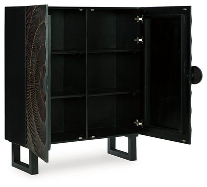 Fosterman - Distressed Black - Accent Cabinet - Forward Furniture