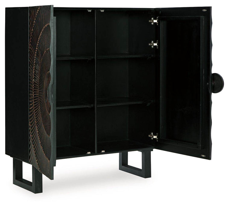 Fosterman - Distressed Black - Accent Cabinet - Forward Furniture