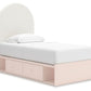 Wistenpine - Upholstered Panel Bed With Storage