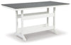 Transville - Counter Table W/Umb Opt