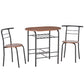 31.5" Dining Table Set for 2 with Shelf