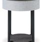 Sethlen - Gray / Black - Accent Table