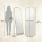 Arched Standing Mirror, 64" x 20" Full Length Mirror, Free Standing or Wall Mounted for Living Room, Bedroom, Gold