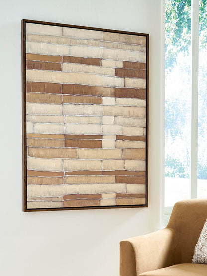 Kalanmore - Brown / Tan / White - Wall Art - Forward Furniture