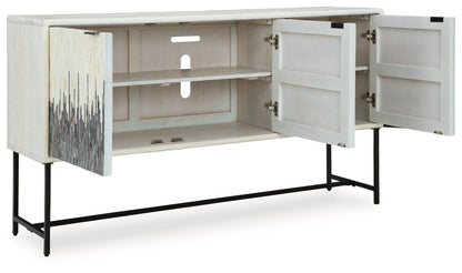 Freyton - White / Gray - Accent Cabinet - Forward Furniture