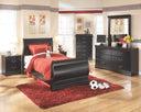 6 Pc. Bed, Dresser, Mirror, Chest