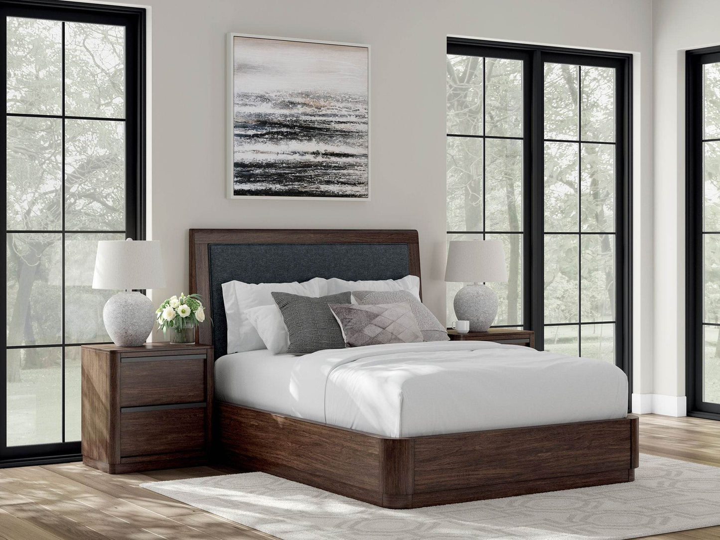 Dilenno - Upholstered Panel Bed - Forward Furniture