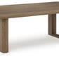 Serene Bay - Dark Brown - Rectangular Cocktail Table