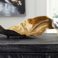 Melinda - Sculpture - Black / Gold Finish