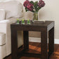 Watson - Dark Brown - Square End Table