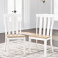 Ashbryn - White / Natural - Dining Room Side Chair (Set of 2)