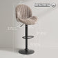 Swivel Bar Stools Set of 2 with Footrest - Brown