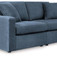 Modmax - Ink - 2-Piece Sectional Loveseat - Fabric