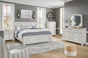 6 Pc. Bed, Dresser, Mirror, Chest