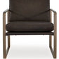 Bradett - Dark Brown / Gold Finish - Accent Chair - Forward Furniture