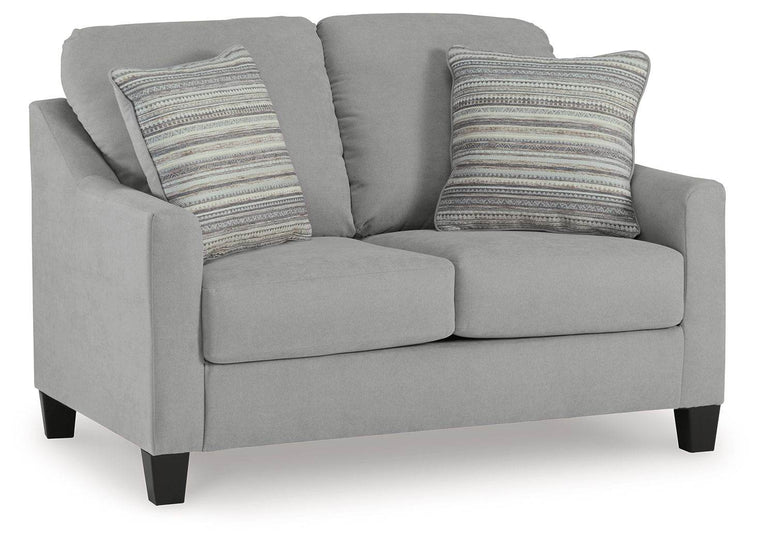 Adlai - Shadow - Loveseat - Forward Furniture