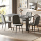 Upholstered Dining Chairs Set of 4 - Grey