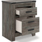 Frandern - Gray - Two Drawer Night Stand
