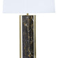 Neonish - Marble Table Lamp - Black / Gold Finish