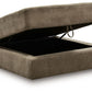 Camellia-Court - Ottoman With Storage - Coffee