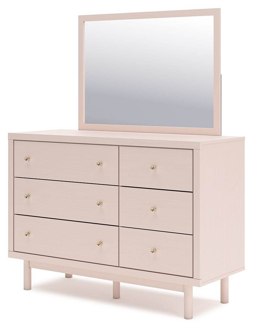 Wistenpine - Blush - Dresser And Mirror - Forward Furniture