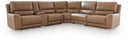 6 Pc. Power Reclining Sectional With 2 Armless Chairs And Storage Console