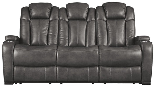 Turbulance - Quarry - Pwr Rec Sofa With Adj Headrest