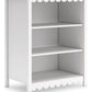 Hallityn - White - Bookcase