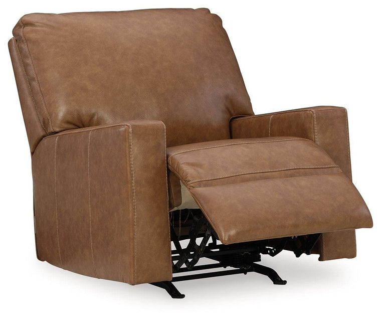 Bolsena - Caramel - Rocker Recliner - Leather Match - Forward Furniture