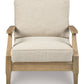 Clare - Beige - Lounge Chair W/Cushion