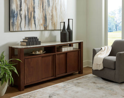 Tobinville - Dark Brown - Accent Cabinet - Forward Furniture