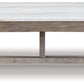 Loyaska - Brown/ivory - Rectangular Cocktail Table