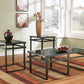 Laney - Black - Occasional Table Set (Set of 3)