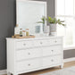 Fortman - White - Dresser And Mirror