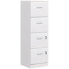 4-Drawer Vertical Filing Cabinet with Lock