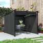 Metal Retractable Pergola Canopy with Sidewalls, Outdoor Gazebo UPF30+ Sun Shade Shelter for Garden, Deck