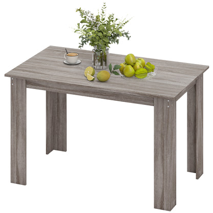 47" Dining Table Seats 4-6 - Light Grey