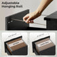 3 Drawer File Cabinet with Silent Slides, Vertical Farmhouse Filing Cabinet Fits Letter/A4 Size Home Office, Black